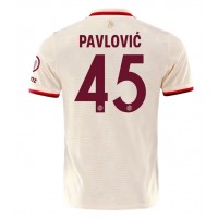 Maglie da calcio Bayern Munich Aleksandar Pavlovic #45 Terza Maglia 2024-25 Manica Corta